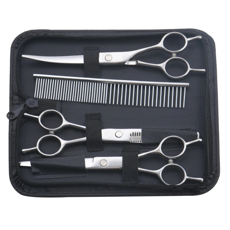 Tijeras Entresacado Mascotas Acero Inoxidable 7"