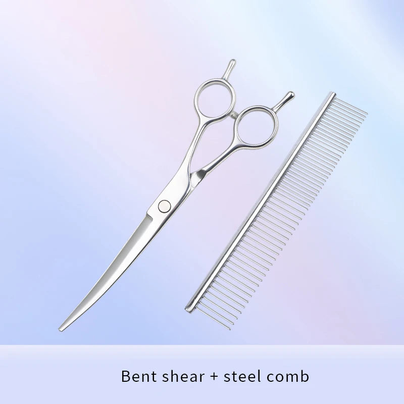 Tijeras Entresacado Mascotas Acero Inoxidable 7"